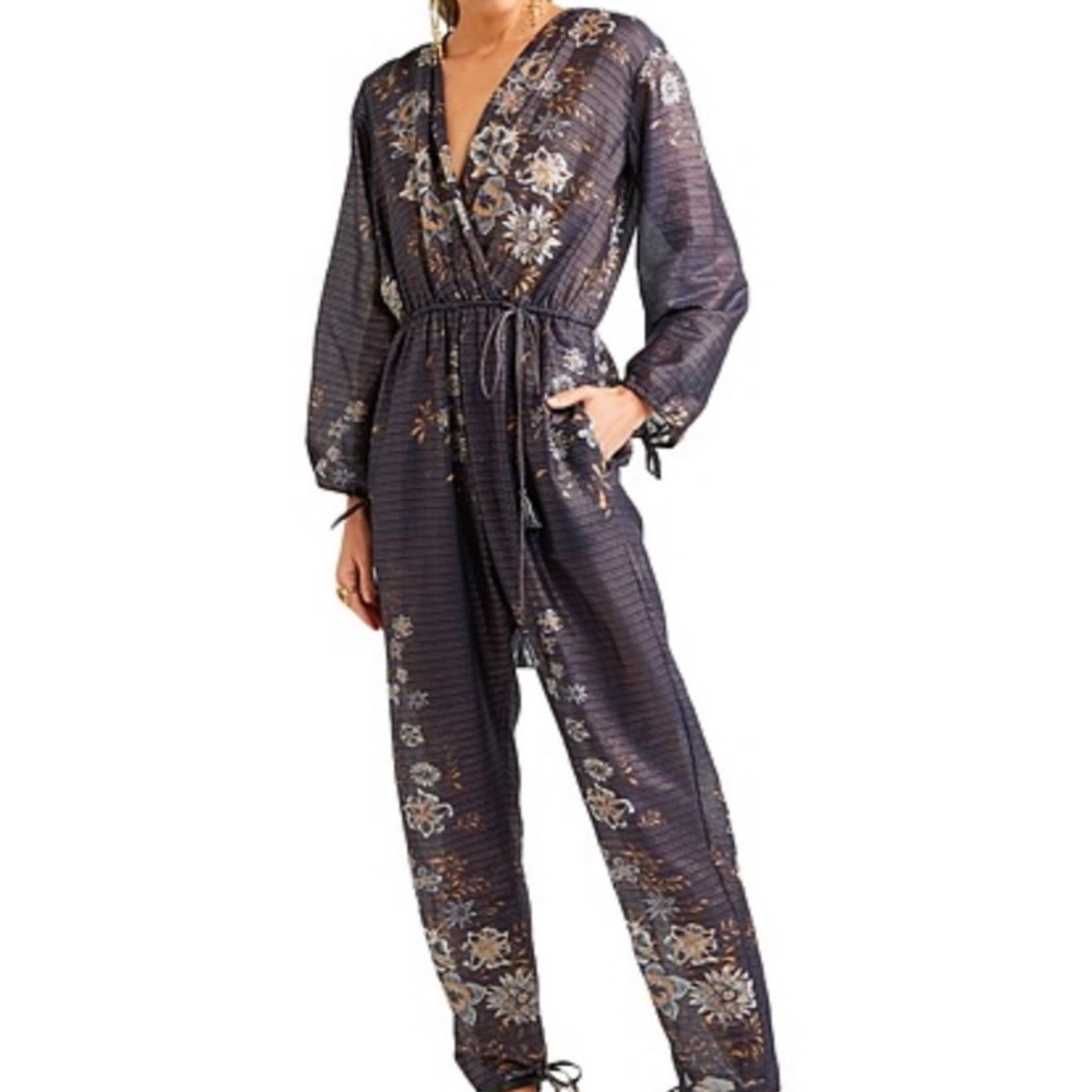 Multicolor Dark Navy Chloé Jumpsuit